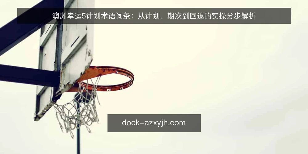 澳洲幸运5计划术语词条：从计划、期次到回退的实操分步解析 — 准备术语表：先分清计划、期次与回退 配图