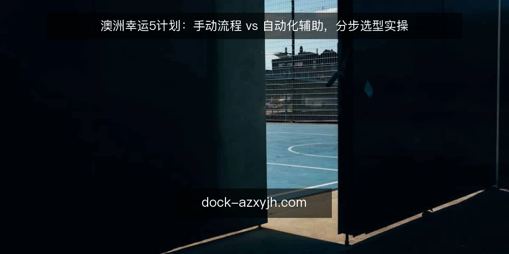 澳洲幸运5计划:手动流程 vs 自动化辅助,分步选型实操 — 准备对比维度与记录表 配图